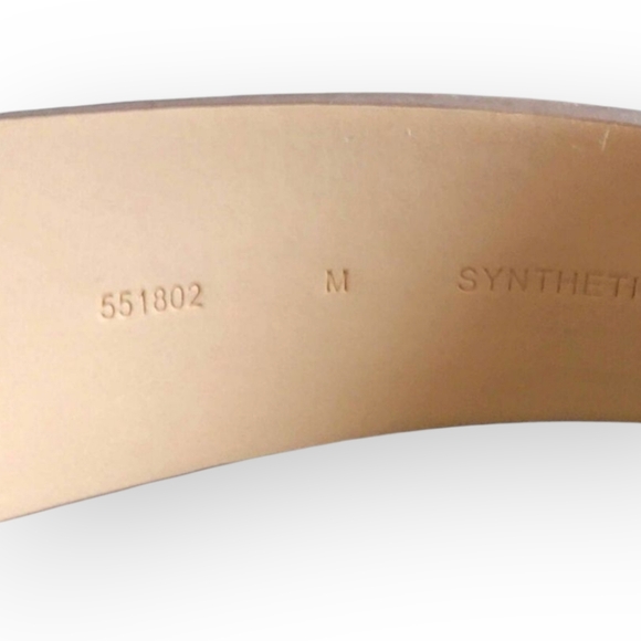 🔥5 FOR $25🔥Michael Kors Women's MK Logo Belt,Gold Circle Buckle Size M - Picture 3 of 7